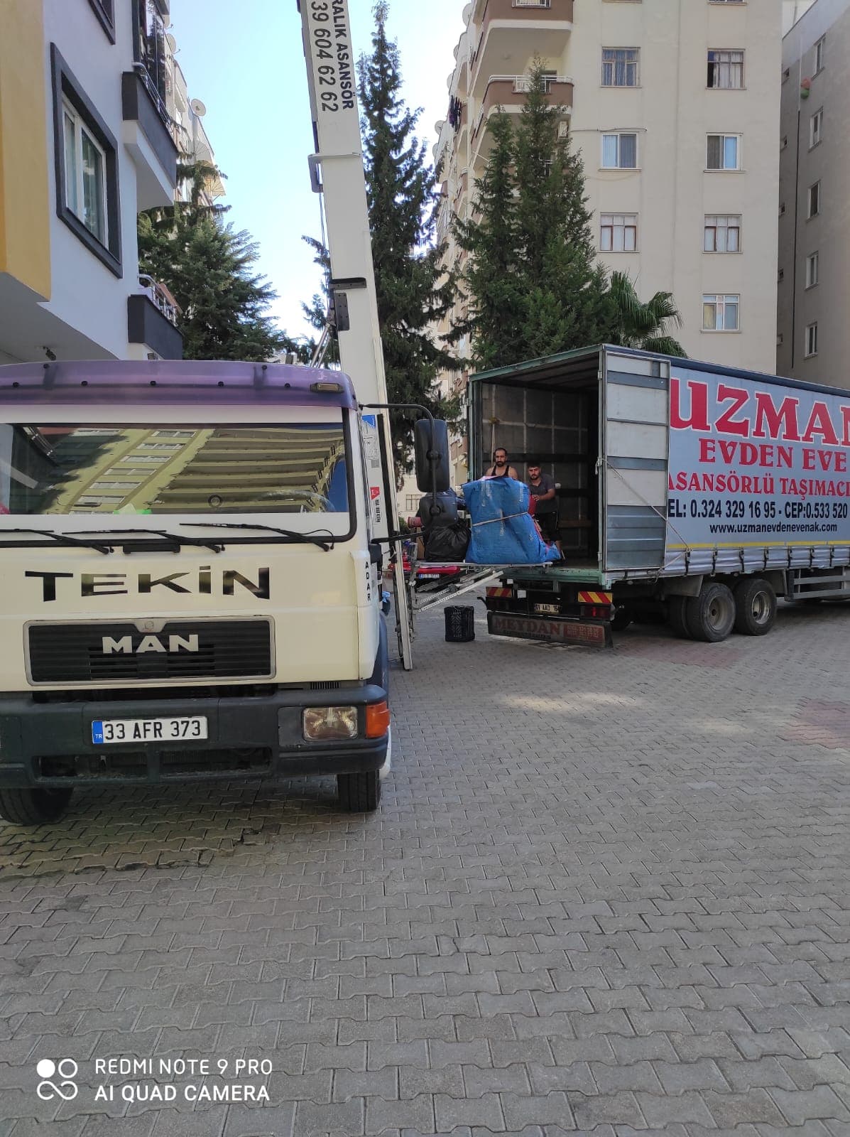 Mersin Uzman Eller Nakliyat firmasına ait kaliteli ambalaj malzemeleri gerçek faaliyet fotoğrafı