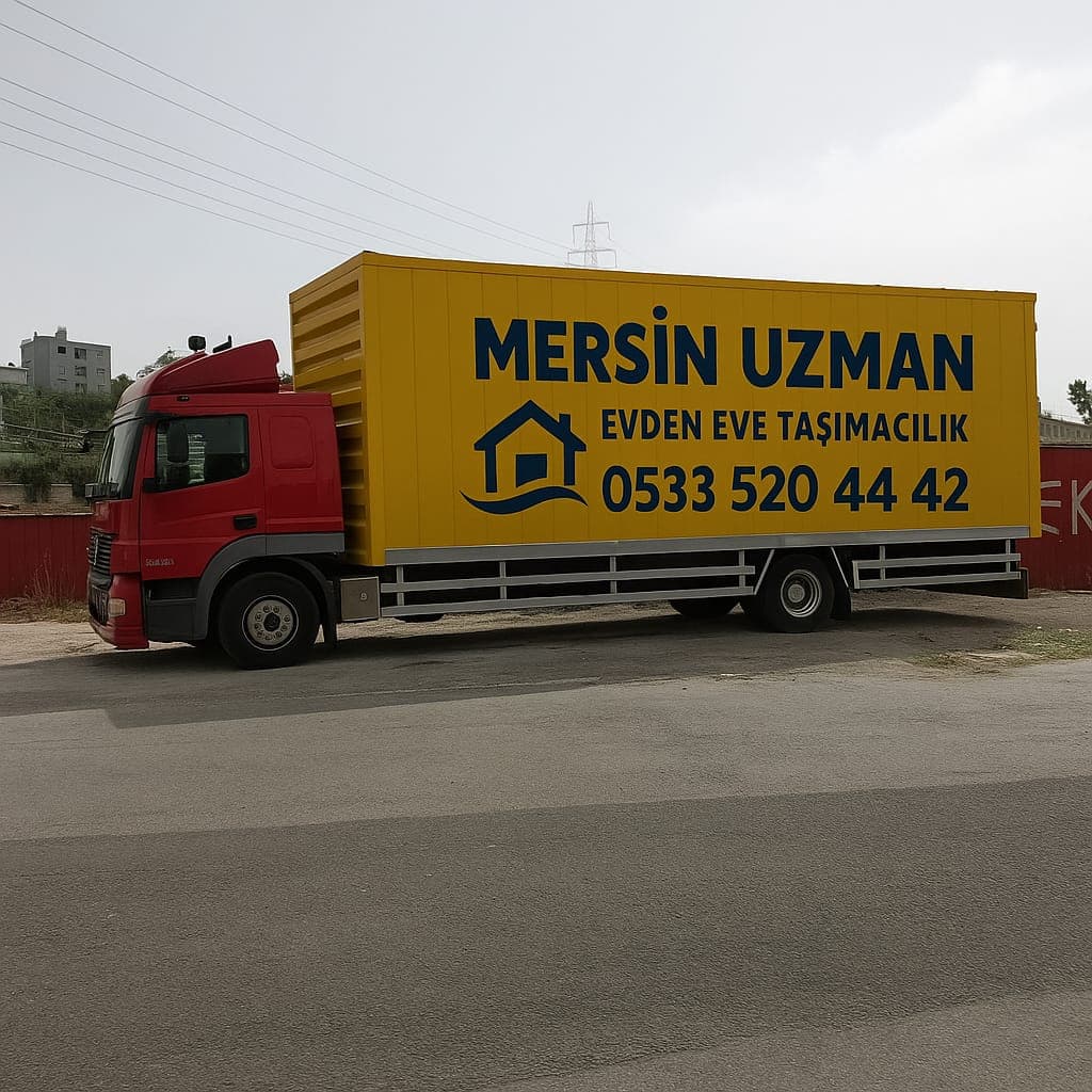 Mersin Uzman Eller Nakliyat firmasına ait evden eve eşya transferi gerçek faaliyet fotoğrafı